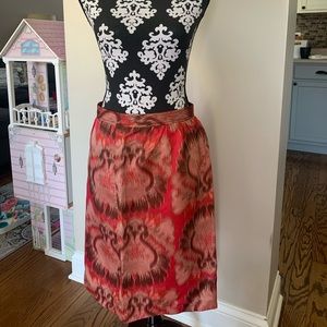 NWT never worn Tory Burch silk brocade skirt